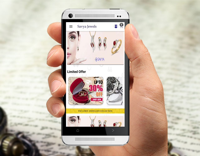 Android based Jewellery Ordering App 